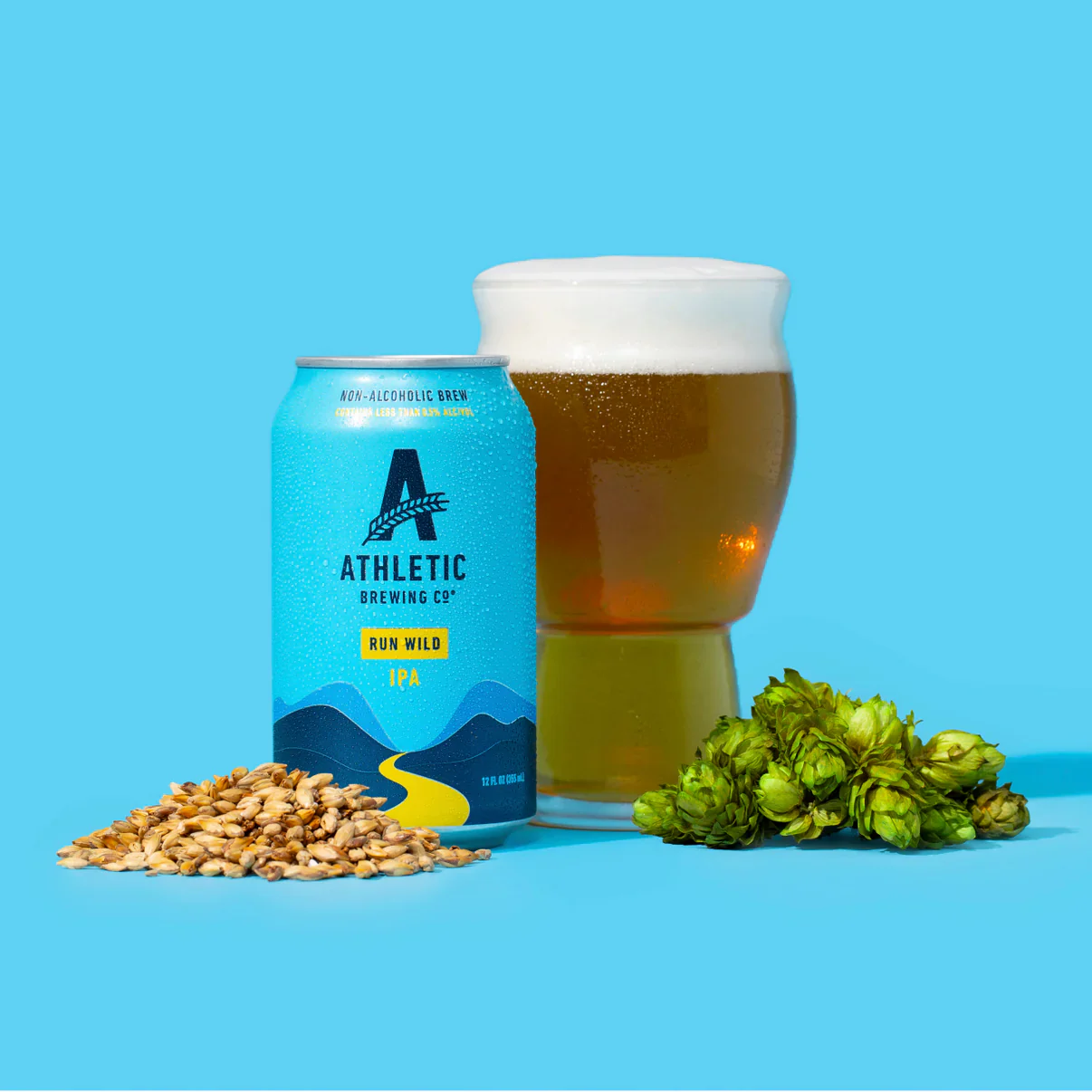Athletic Brewing Run Wild IPA Non-Alcoholic Beer (6 pack) - Image 2