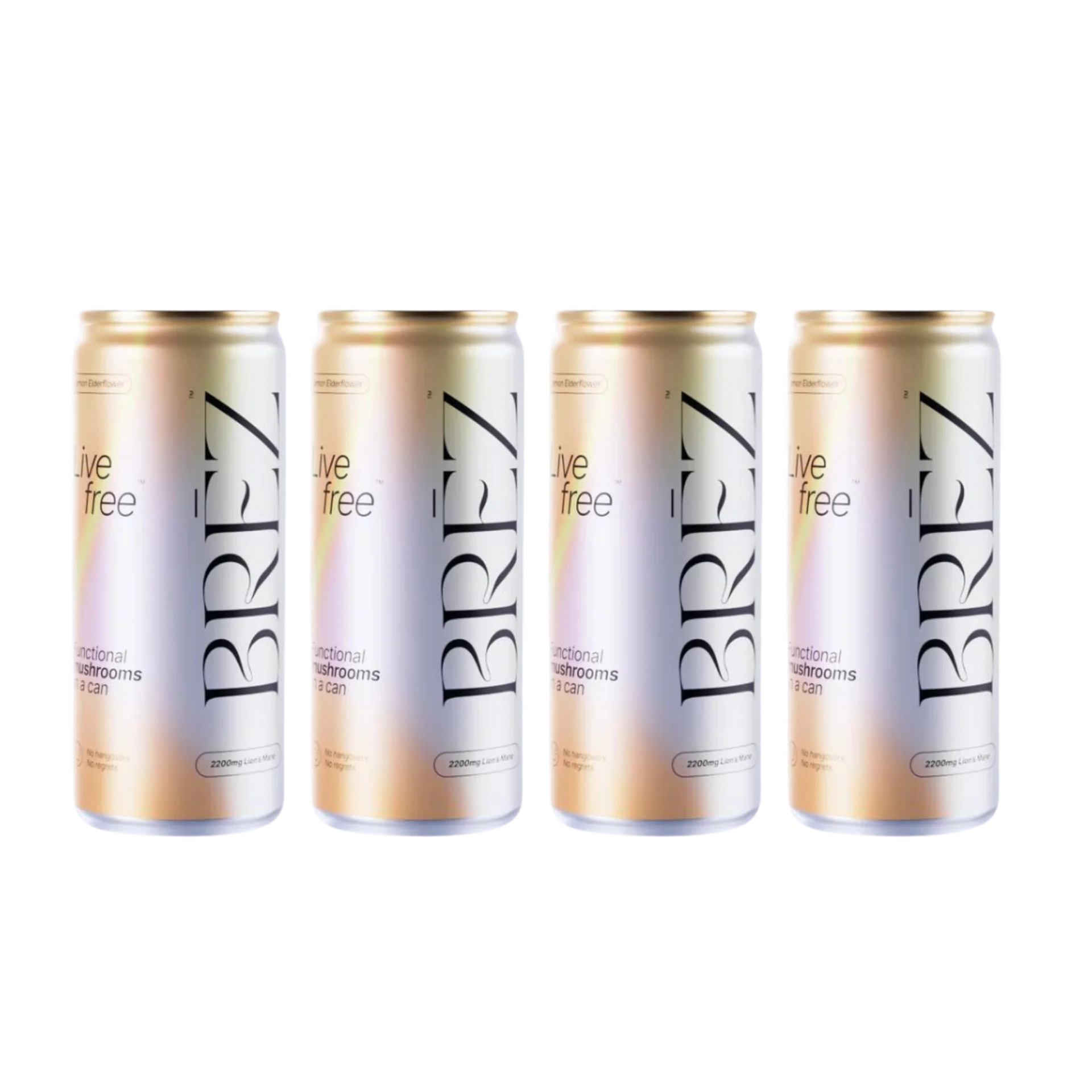 BRĒZ Flow Lion's Mane 12oz - 4 Pack