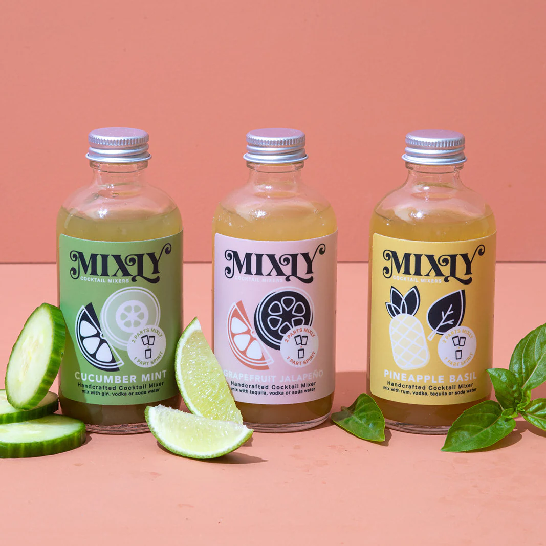 Mixly Cocktail Co - Classic Cocktail Mixer Set | Non Alcoholic Cocktail Mixers & Margarita Mixer Gift Kit - Image 2