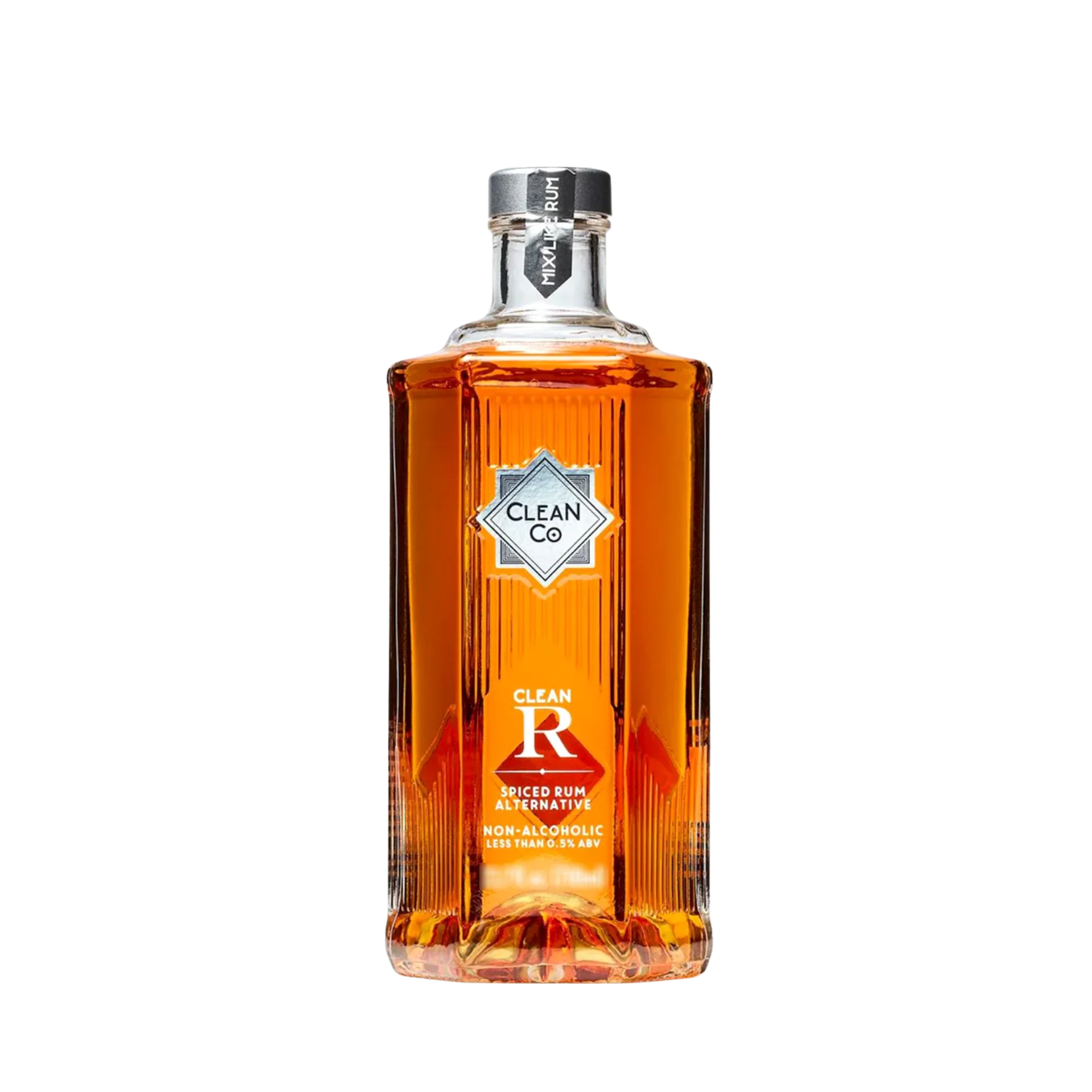 CleanCo Clean R - Non-Alcoholic Spiced Rum Alternative - 700 ml