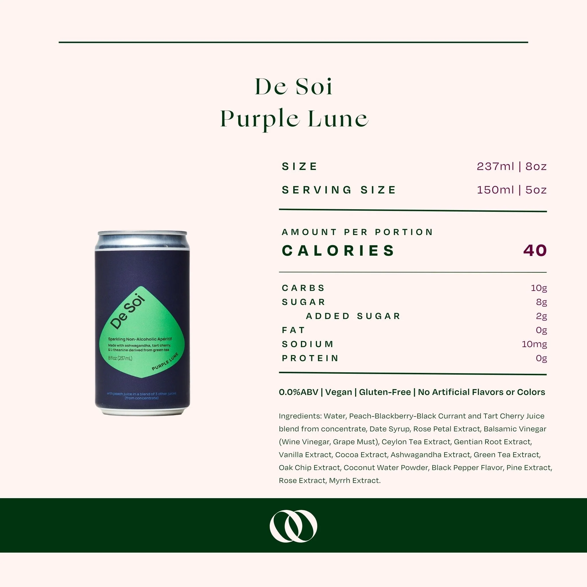 De Soi - Purple Lune Non-Alcoholic Apéritif- Can (4-pack) - Image 4