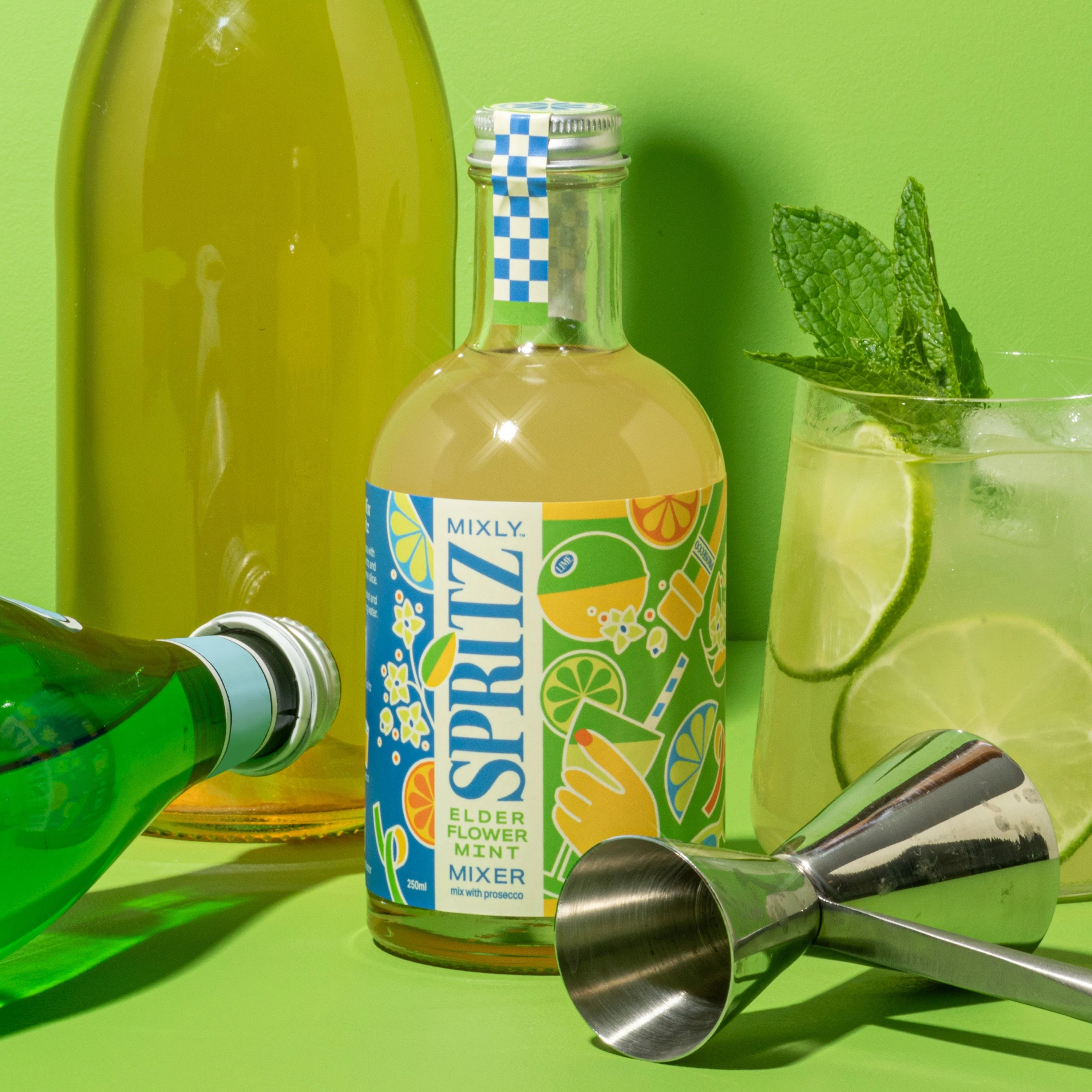 Mixly Cocktail Co - Elderflower Mint Spritz | Non Alcoholic Cocktail & Mocktail Mixer - Image 6