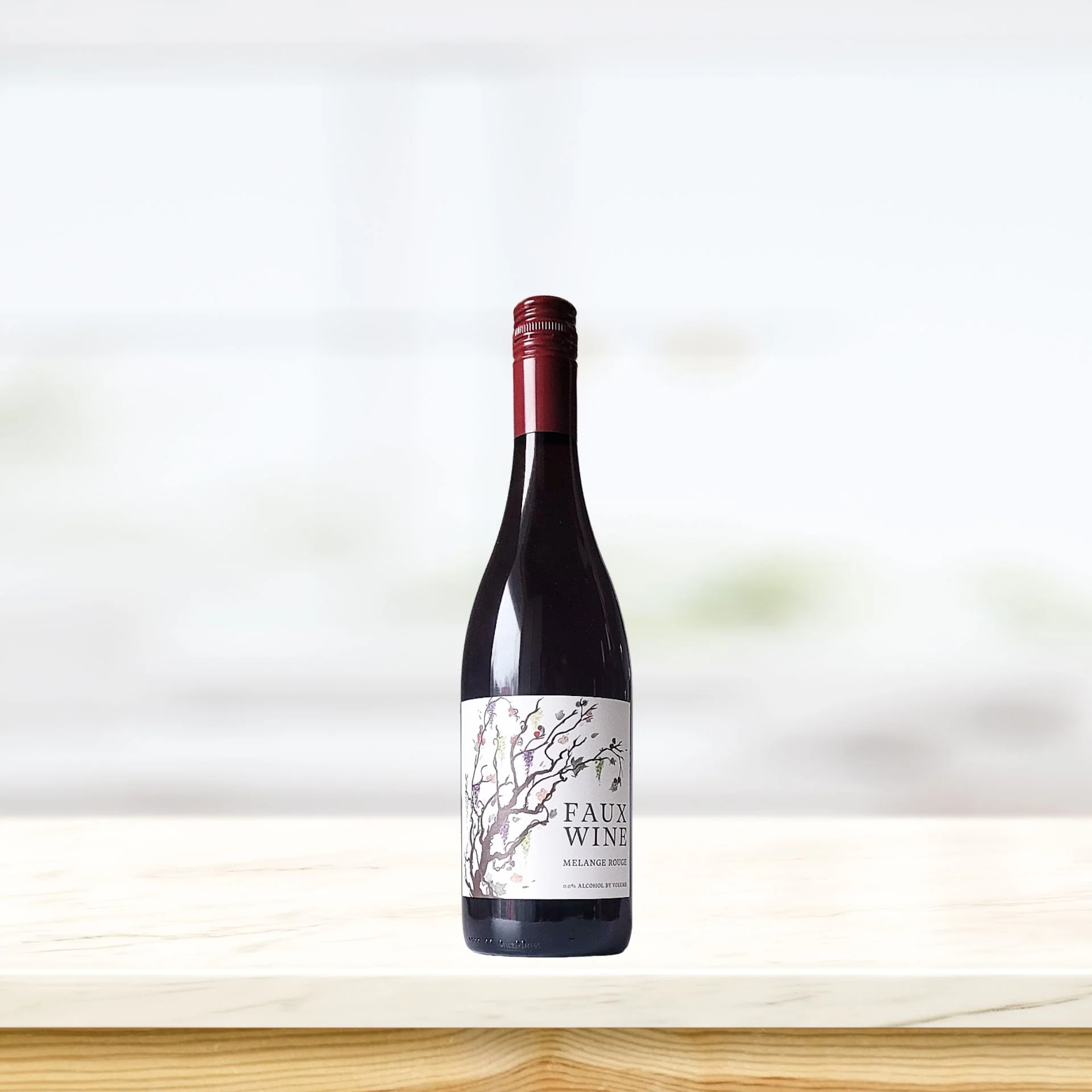 Faux Wine - Red Non-Alcoholic Wine - 750ml - Image 2