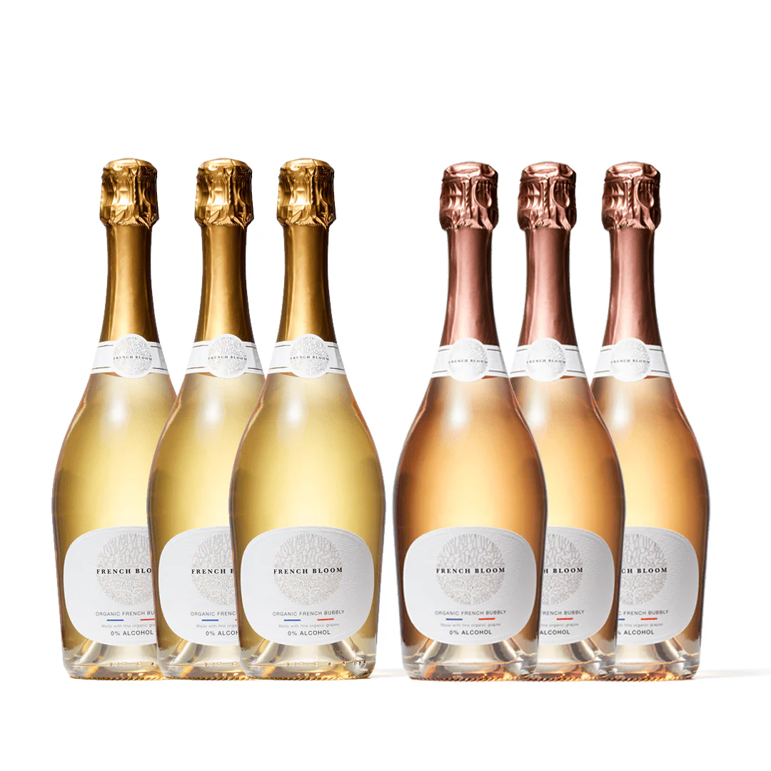 French Bloom 6 Bottle Celebration Bundle - Alcohol-Free Sparkling Wine