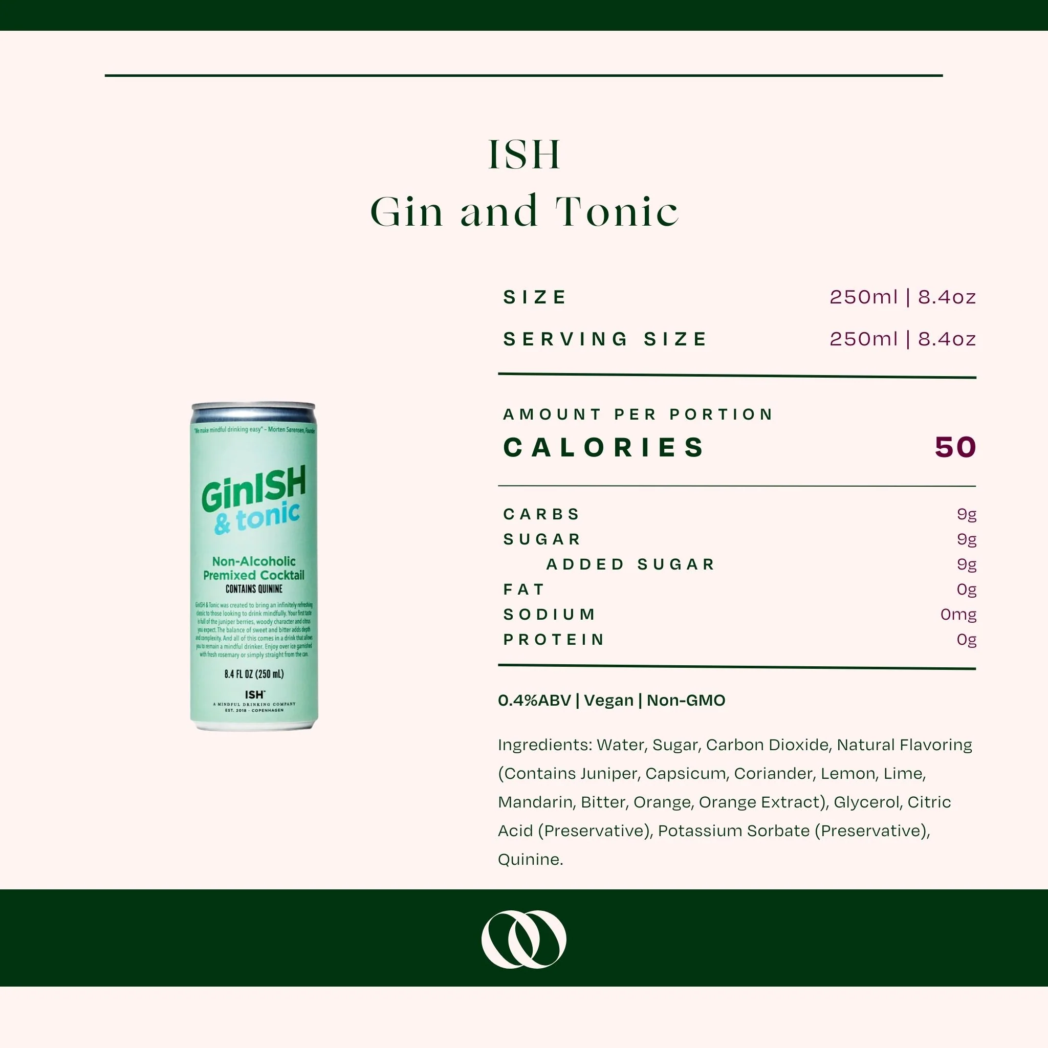 Gin ISH & Tonic - Non-Alcoholic Beverage 4-Pack Bundle - Image 3