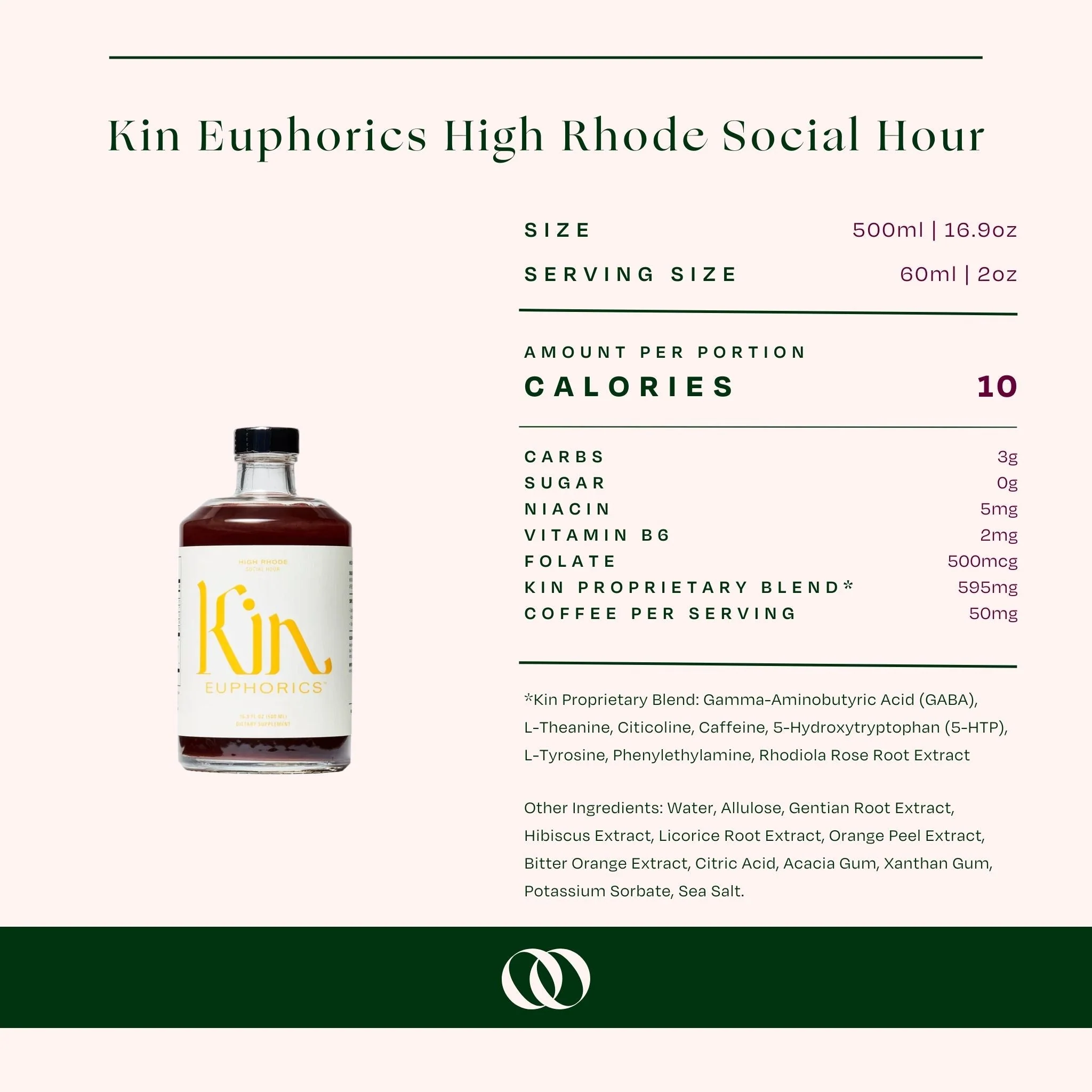 Kin Euphorics - High Rhode Social Hour - Non-Alcoholic Beverage - Image 2