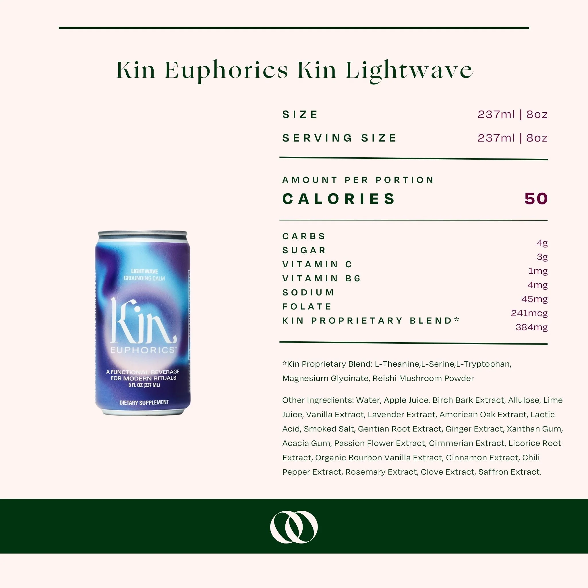 Kin Euphorics - Kin Lightwave - Non-Alcoholic Beverage - 4-pack - Image 3