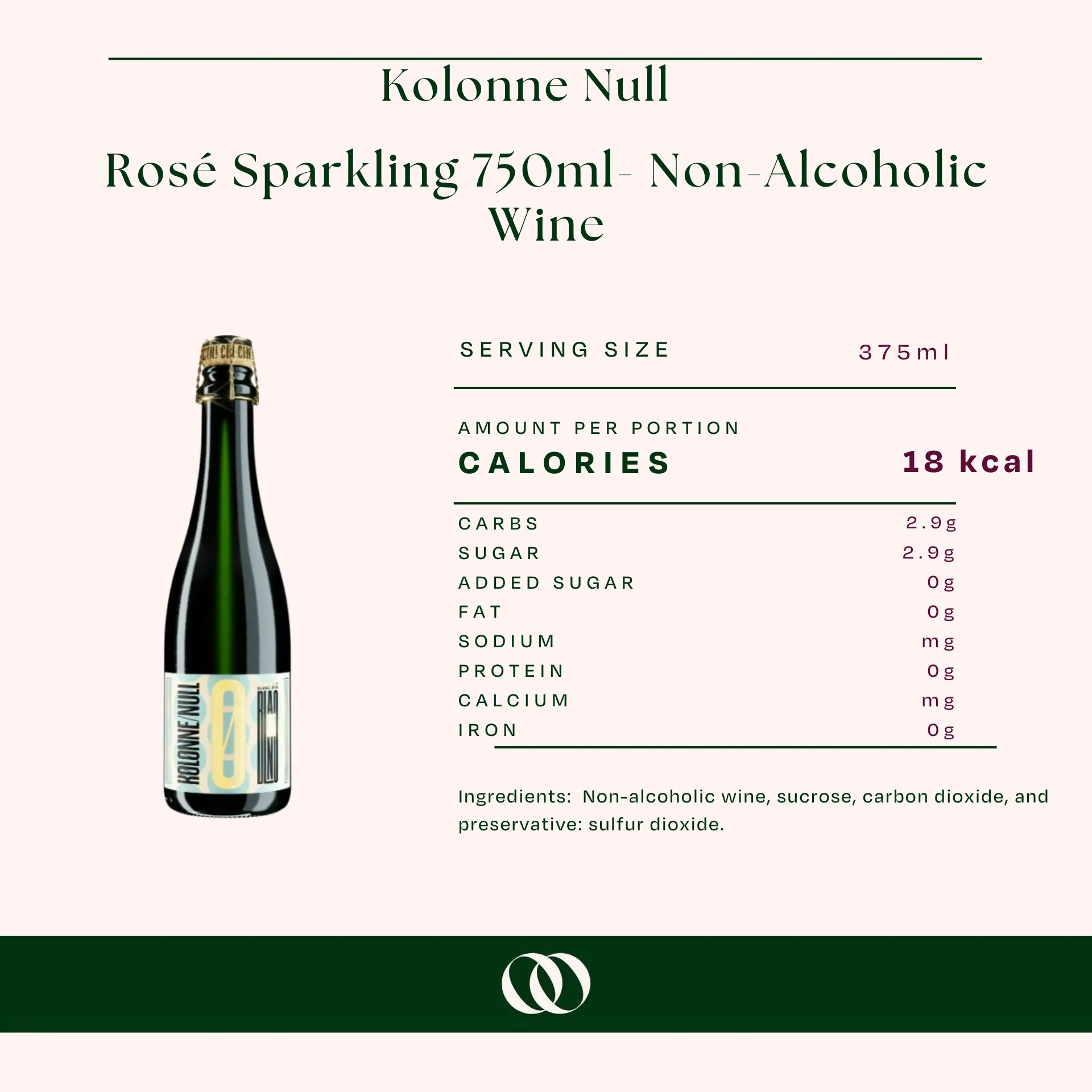 Kolonne Null - Cuvée Blanc Sparkling 375ml- Non-Alcoholic Wine - Image 3