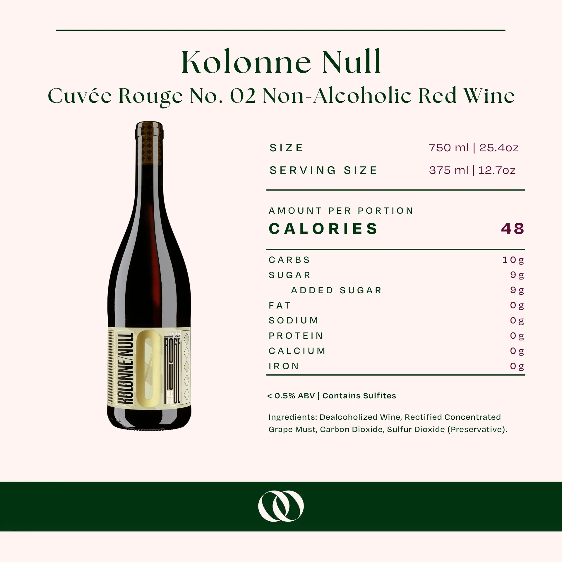 Kolonne Null Cuvée Rouge No. 02 Non-Alcoholic Red Wine - Image 3