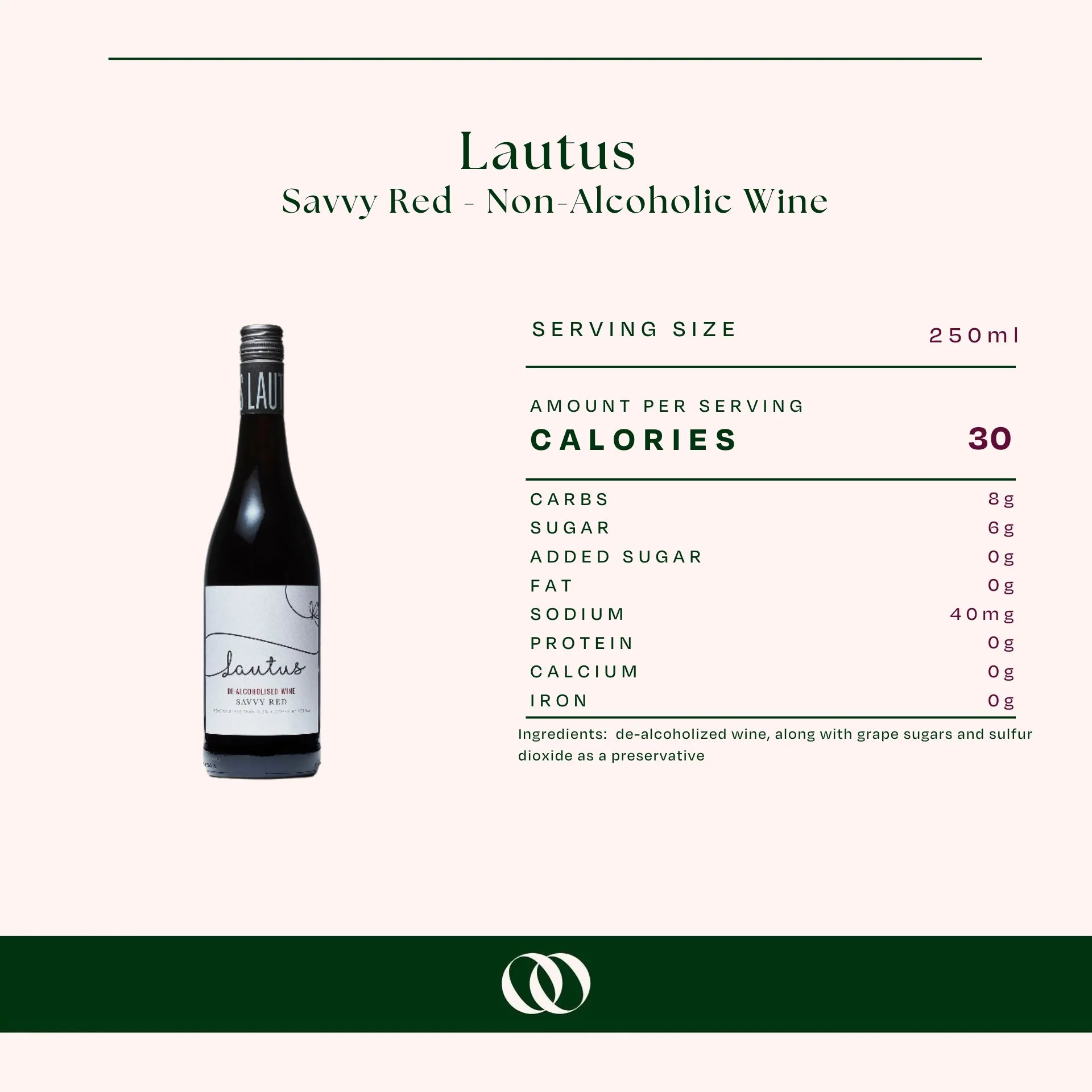 Lautus Savvy Red - Non-Alcoholic Wine - Image 3