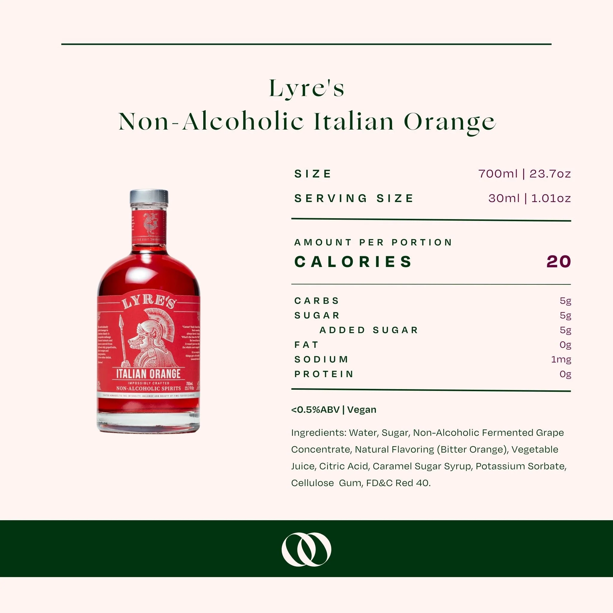 Lyre's Non-Alcoholic Italian Orange - Image 2