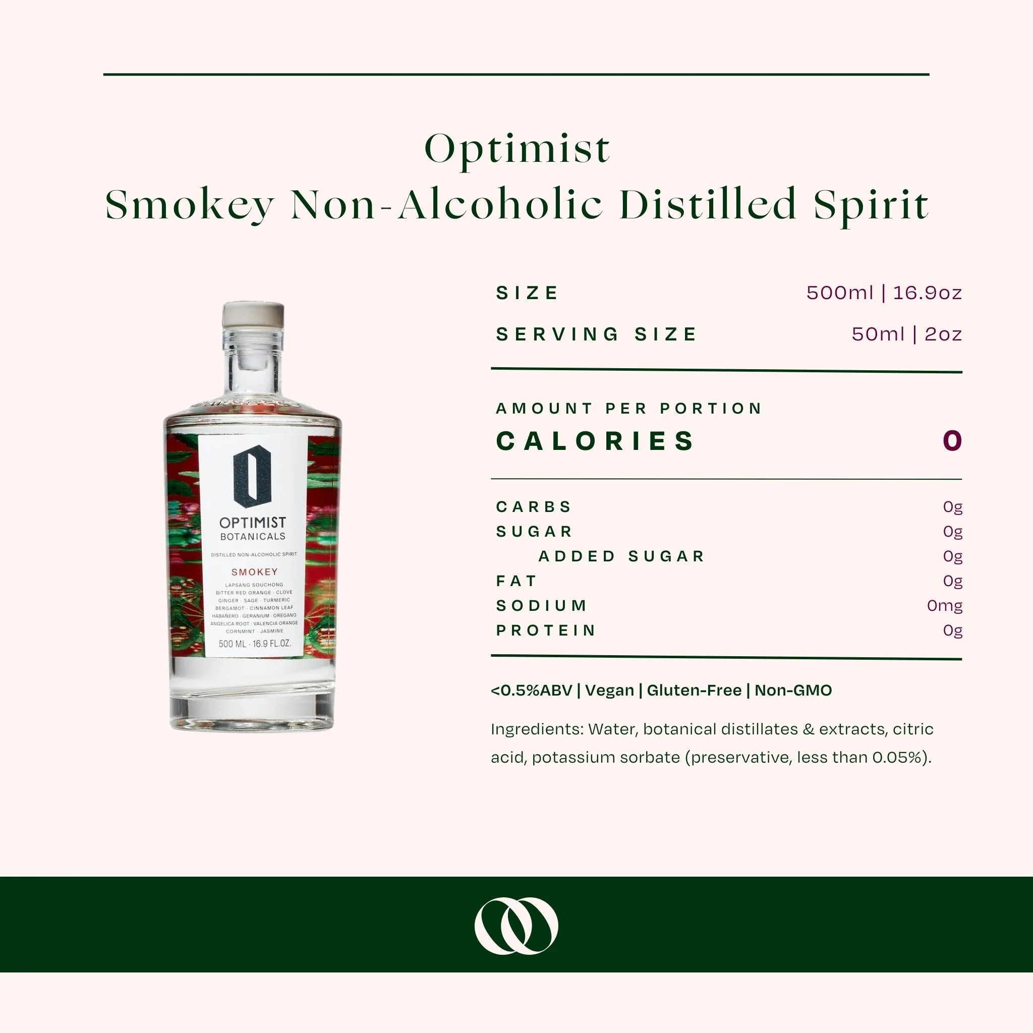 Optimist - Smokey - Non-Alcoholic Distilled Spirit - Image 3