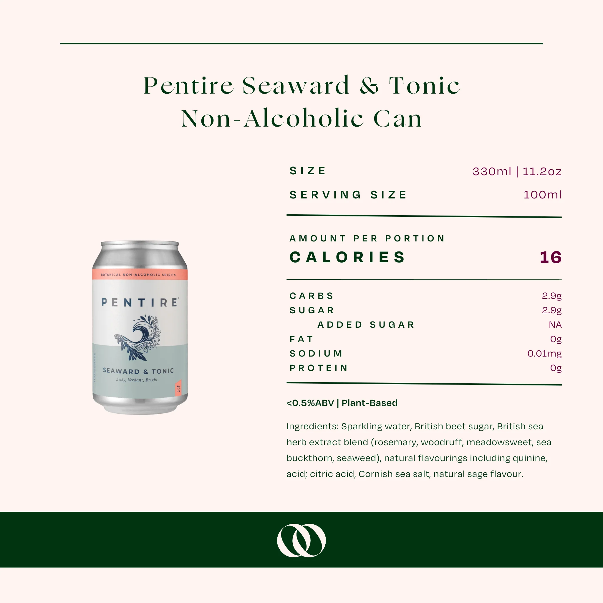 Pentire Seaward & Tonic Non-Alcoholic Can - Image 3