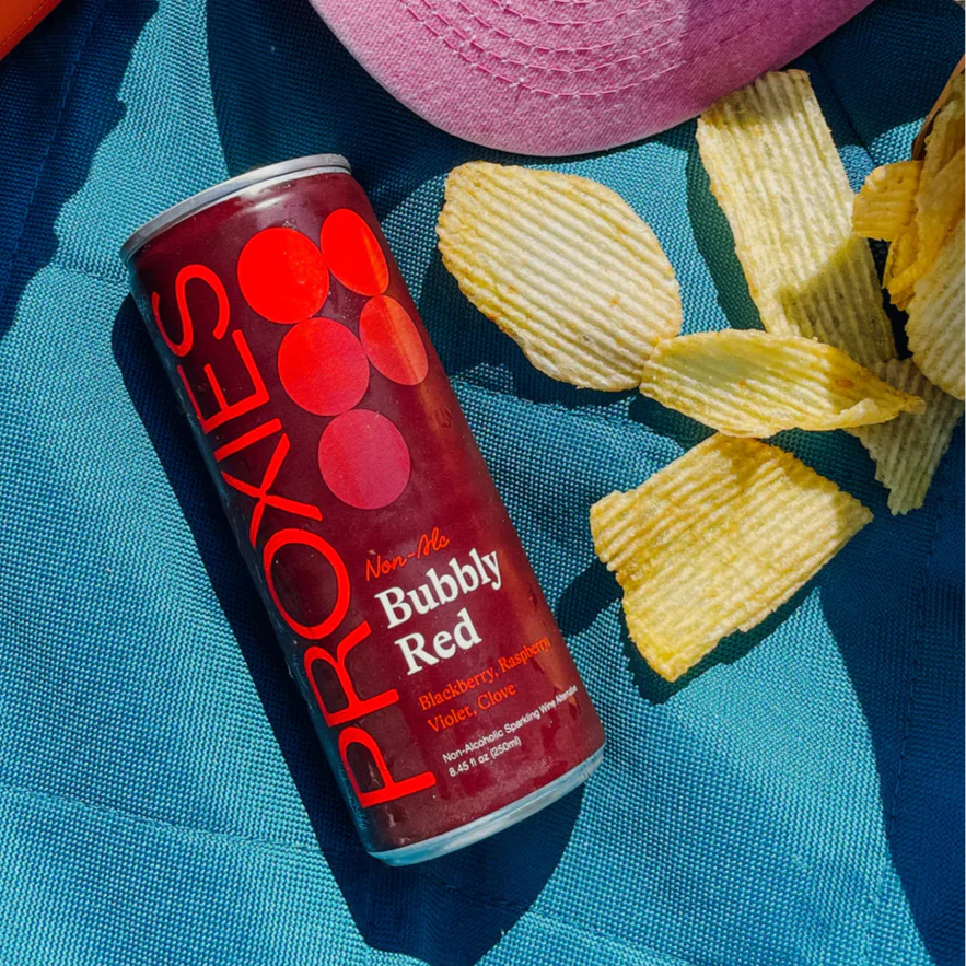 Proxies - Bubbly Red - Non-Alcoholic Wine Proxy 4pk cans - Image 3