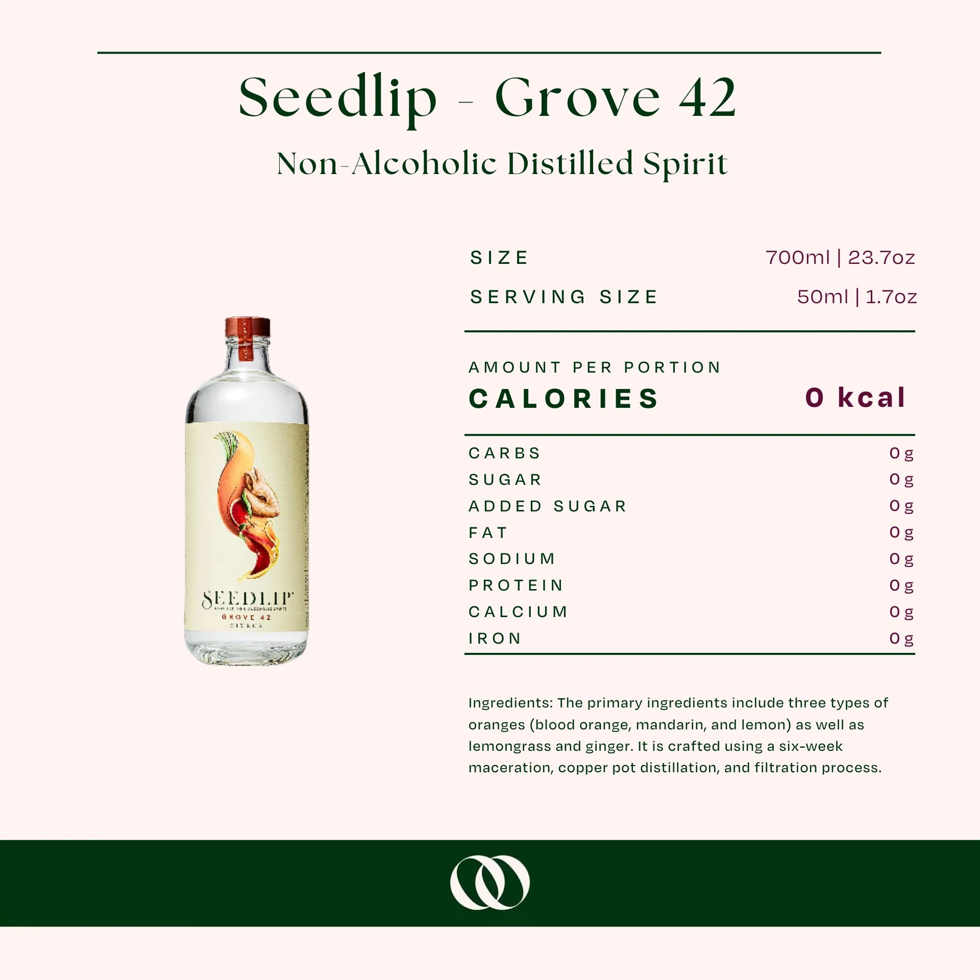 Seedlip - Grove 42 - Non-Alcoholic Distilled Spirit - Image 3