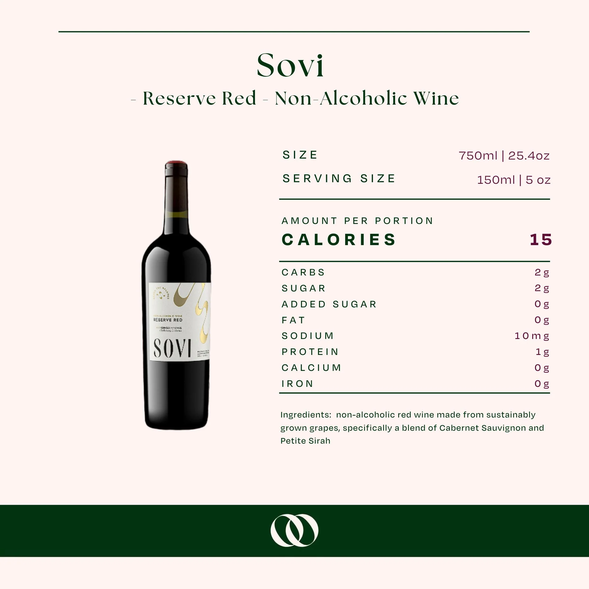 Sovi - Reserve Red - Non-Alcoholic Wine - Image 3