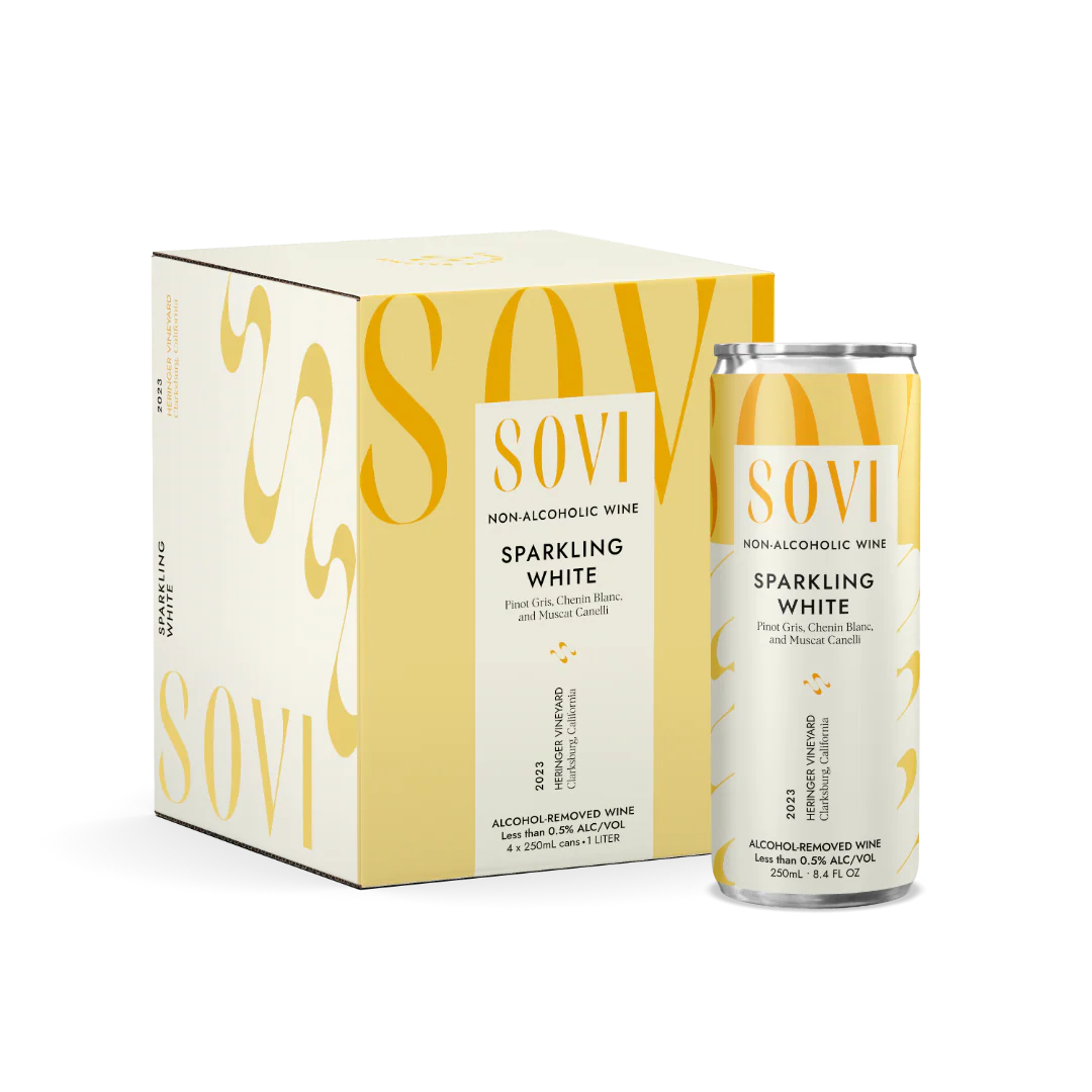 Sovi - Non-Alcoholic Sparkling White - (4 Pack)