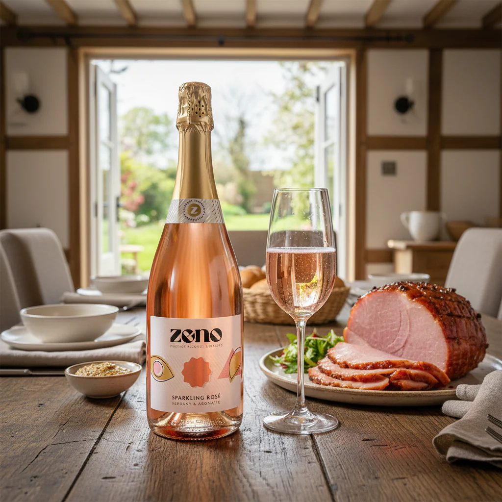 Zeno - Alcohol Liberated Sparkling Rosé Wine NV - 750ml - Image 3
