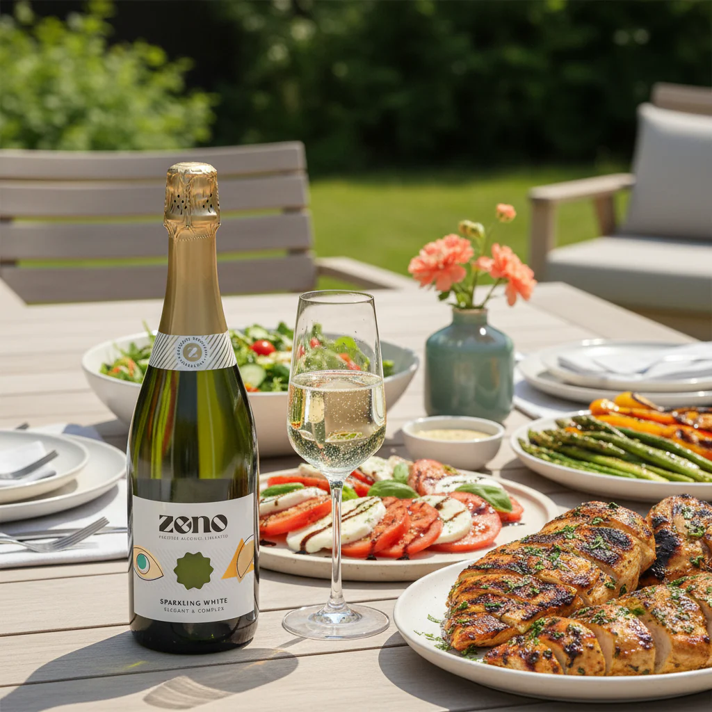 Zeno - Alcohol Liberated Sparkling White Wine NV - 750ml - Image 2