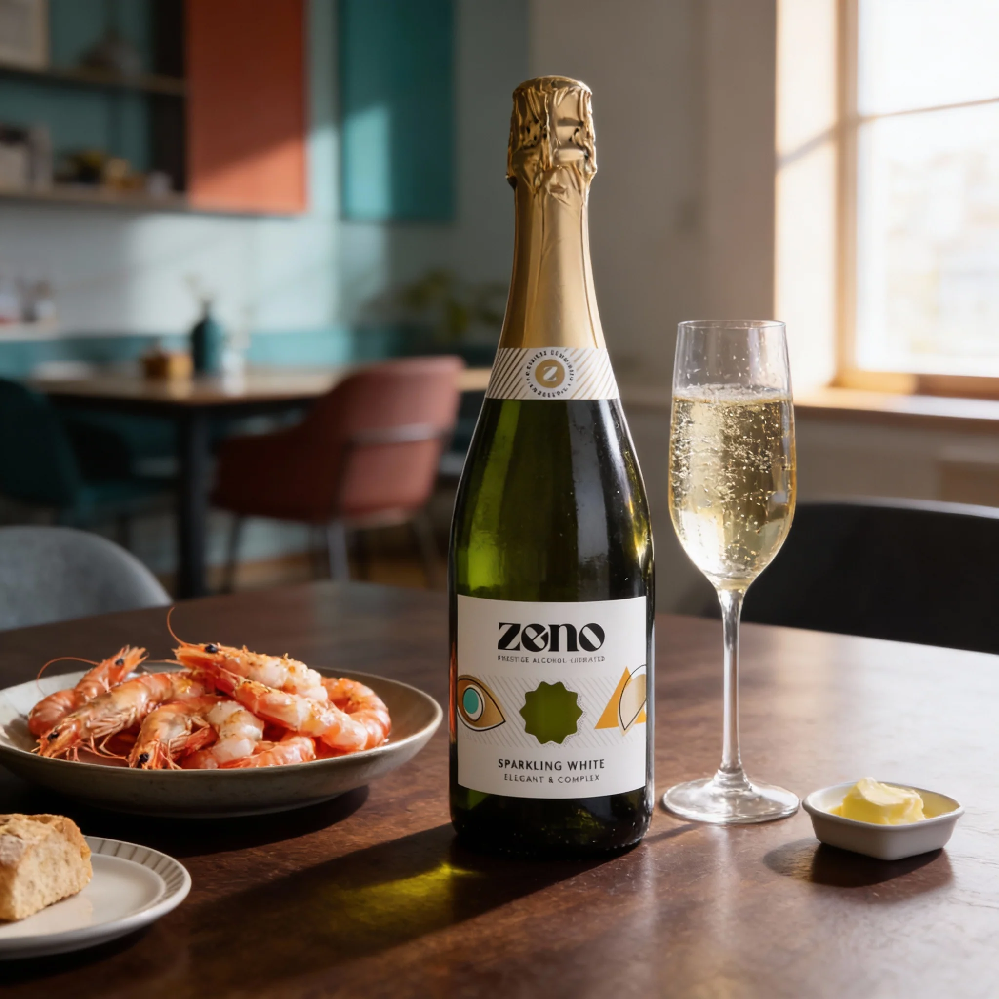 Zeno - Alcohol Liberated Sparkling White Wine NV - 750ml - Image 3