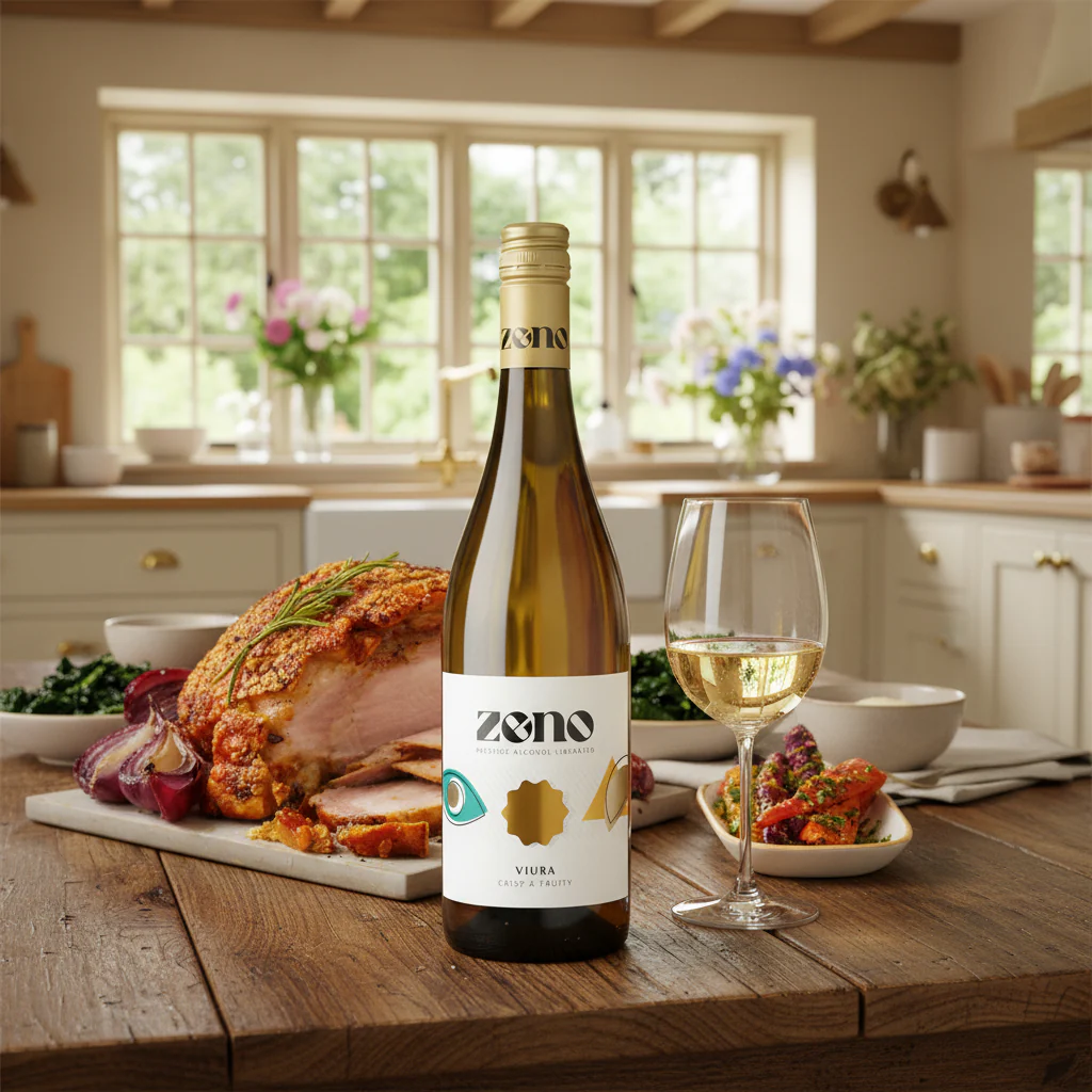 Zeno - Alcohol Liberated Viura White Wine - 750ml - Image 3